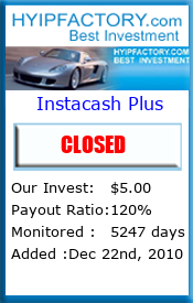 Monitored by HyipFactory.com