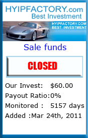 Monitored by HyipFactory.com