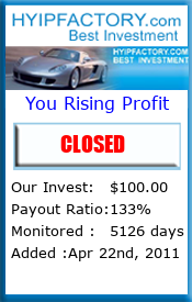 Monitored by HyipFactory.com