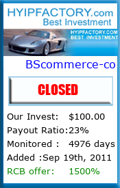 Monitored by HyipFactory.com