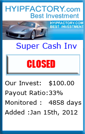 Monitored by HyipFactory.com