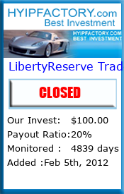 Monitored by HyipFactory.com