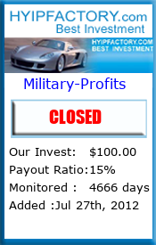 Monitored by HyipFactory.com