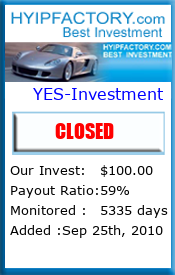 Monitored by HyipFactory.com