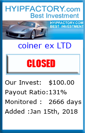 Monitored by HyipFactory.com