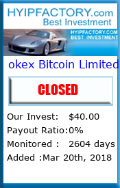 Monitored by HyipFactory.com