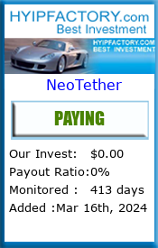 Monitored by HyipFactory.com