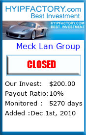 Monitored by HyipFactory.com