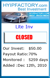 Monitored by HyipFactory.com
